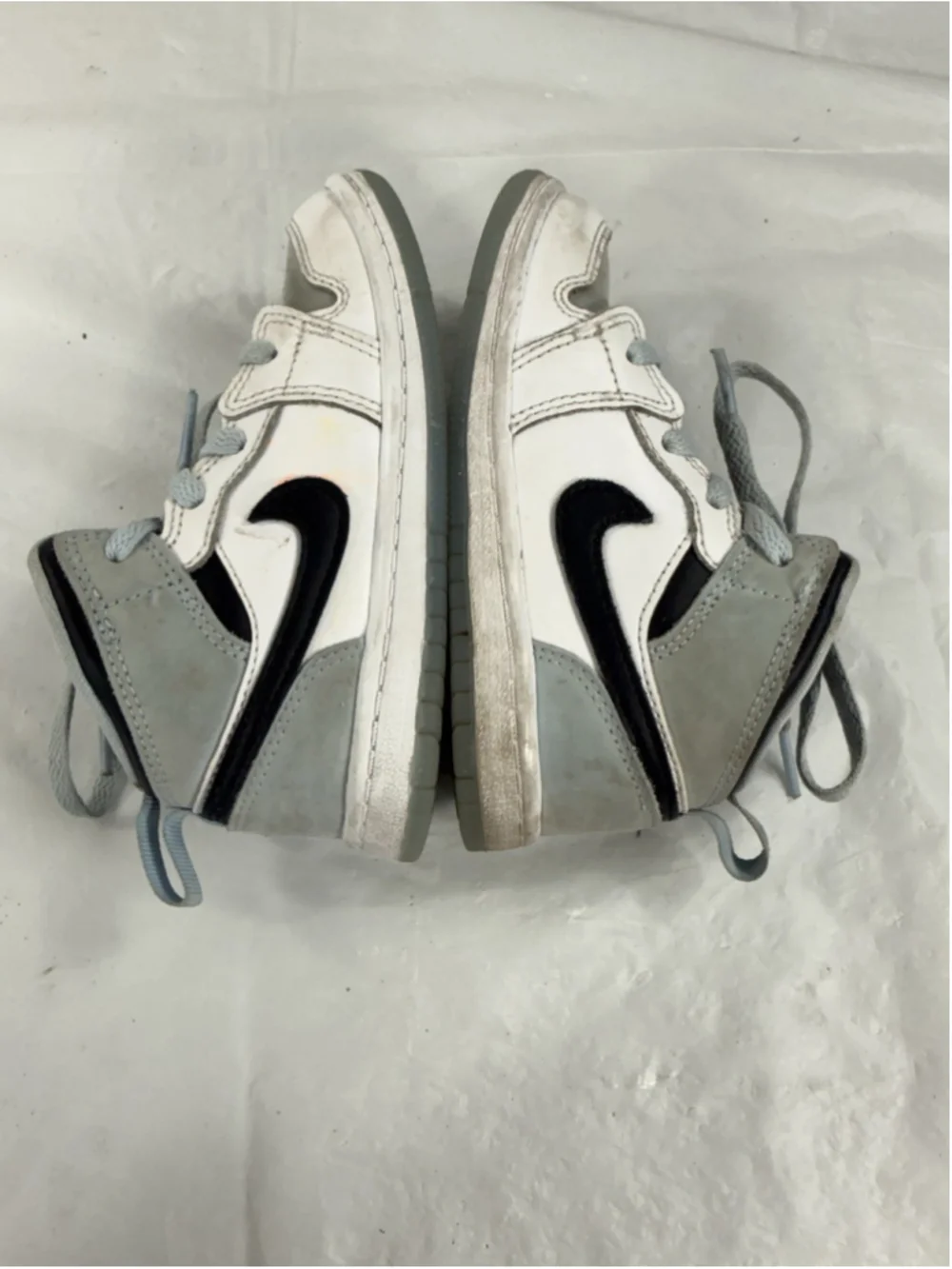 Air Jordan DV1338-104 1 Mid SE TD 'White Ice Blue' toddler shoes SIZE 9C